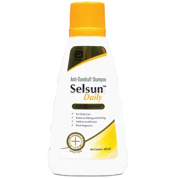 selsun daily anti dandruff shampoo 60ml